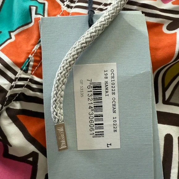 Vilebrequin Multicolor Graphic Swim Shorts Men's L. NWT. Includes pouch.